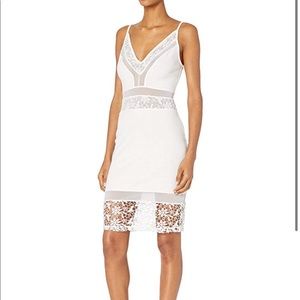 NWOT French Connection White Crochet Dress